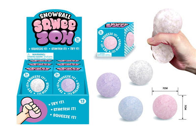 Squeeze Snowball | Stressleke | Assortert | 1 stk - Bamsedyra AS