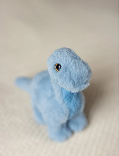 Brachiosaurus Dinosaur Bamse 25 cm – blå | Teddykompaniet - Bamsedyra AS