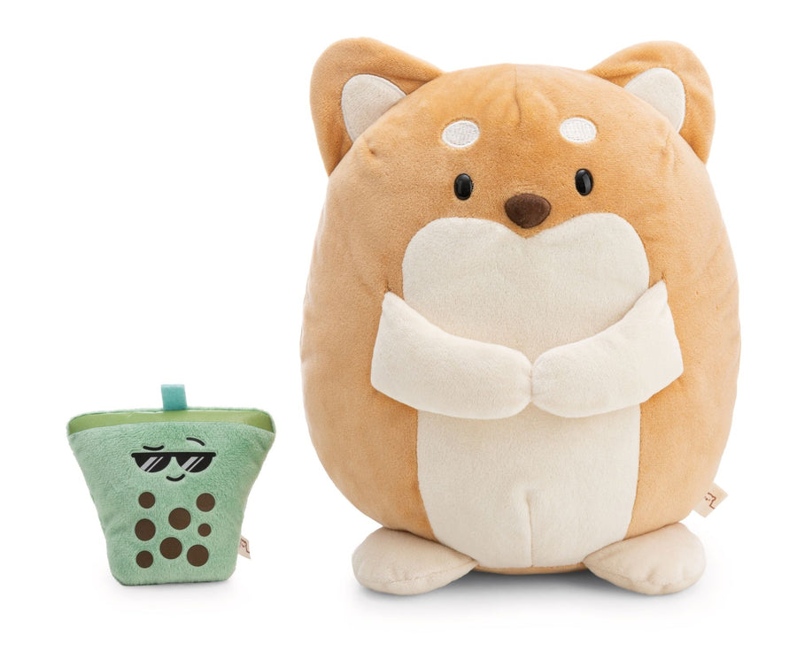 Hund Bamse Hiro med Bubble Tea – NICI MyMochi – 27 cm – bilde 2