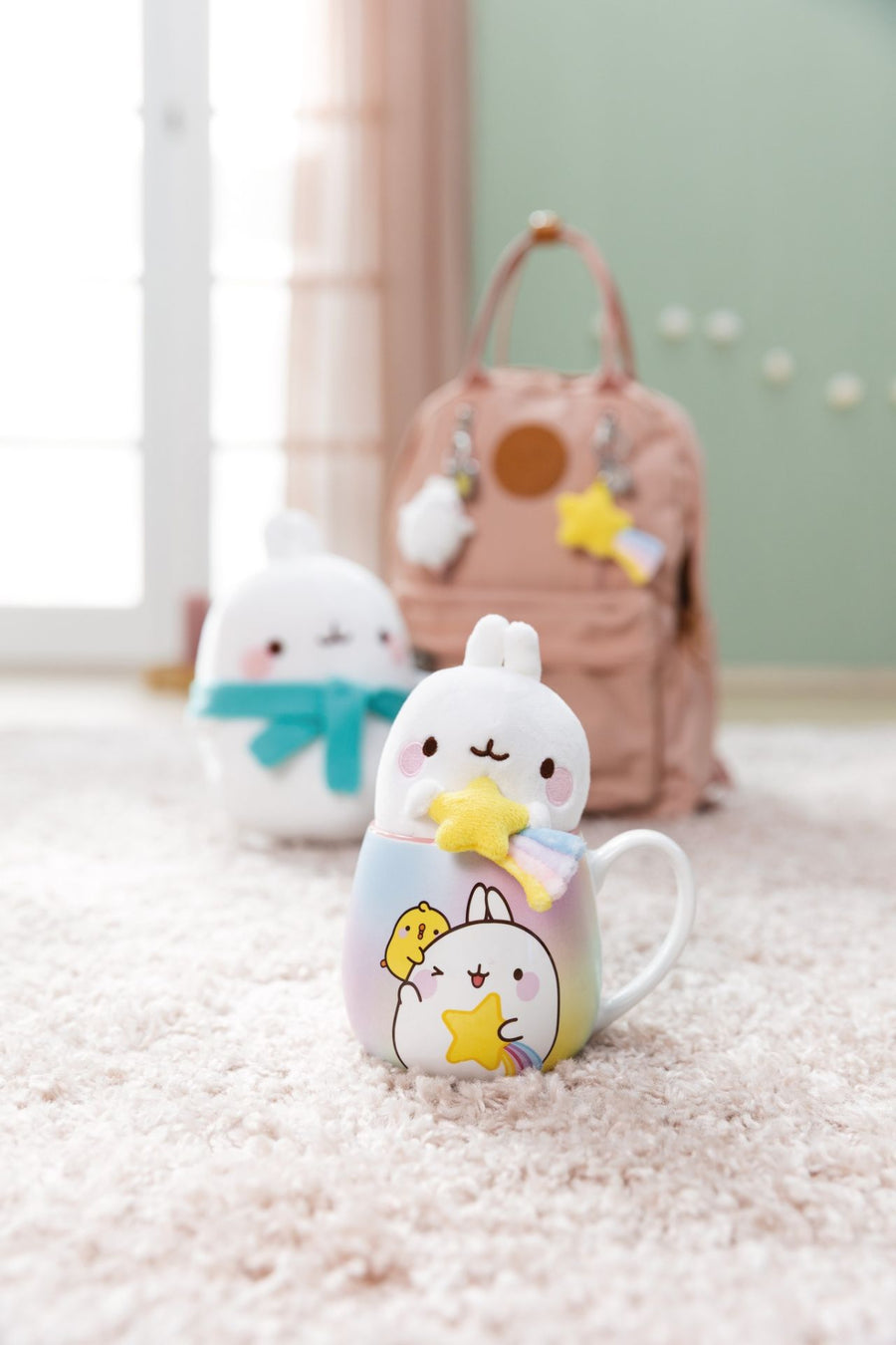 Kanin Bamse Molang med Stjerneskudd – NICI Molang – 12 cm – bilde 7