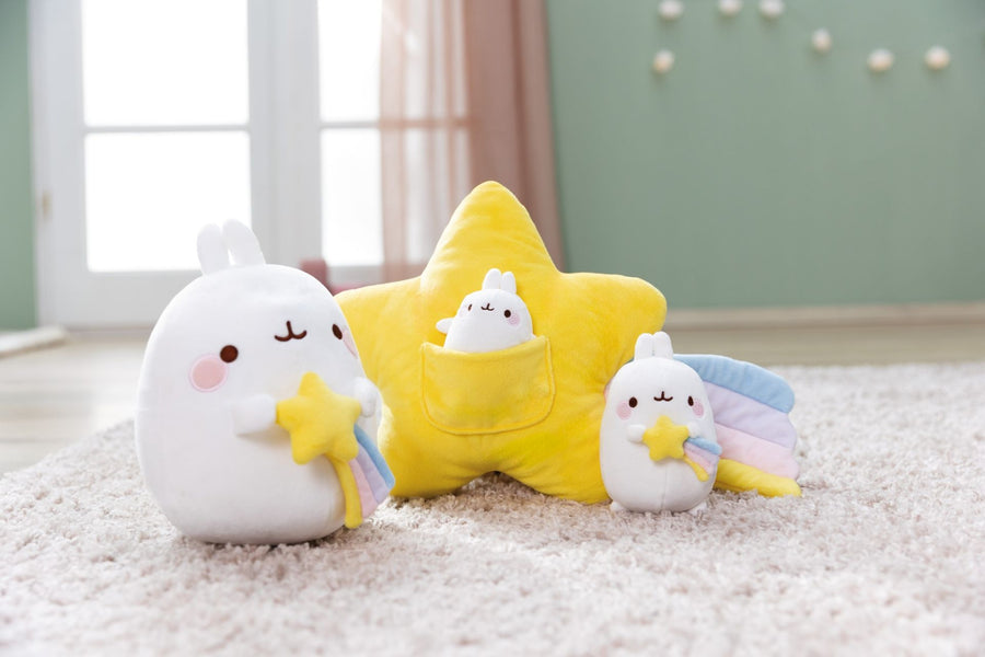 Kanin Bamse Molang med Stjerneskudd – NICI Molang – 12 cm – bilde 6