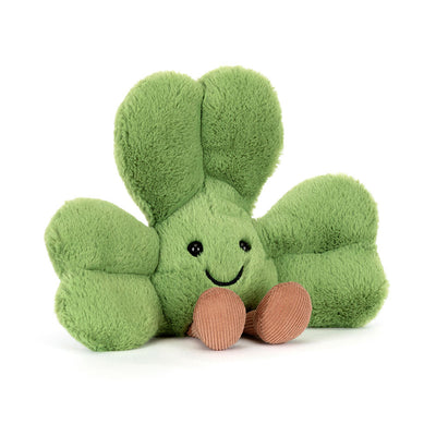 Jellycat | Amuseables Siofra Shamrock | Grønn | Medium - Bamsedyra AS