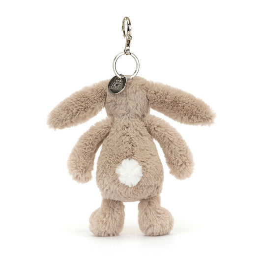 Bashful Bunny Beige Bag Charm 18 cm | Jellycat - Bamsedyra AS