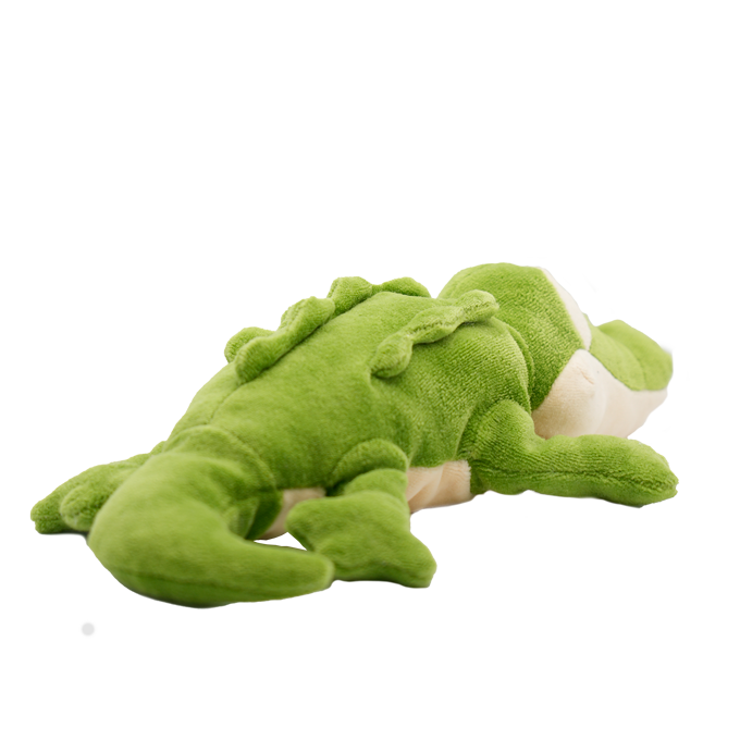 Krokodille Bamse Corry fra Cute by Felix, 31 cm, bakfra