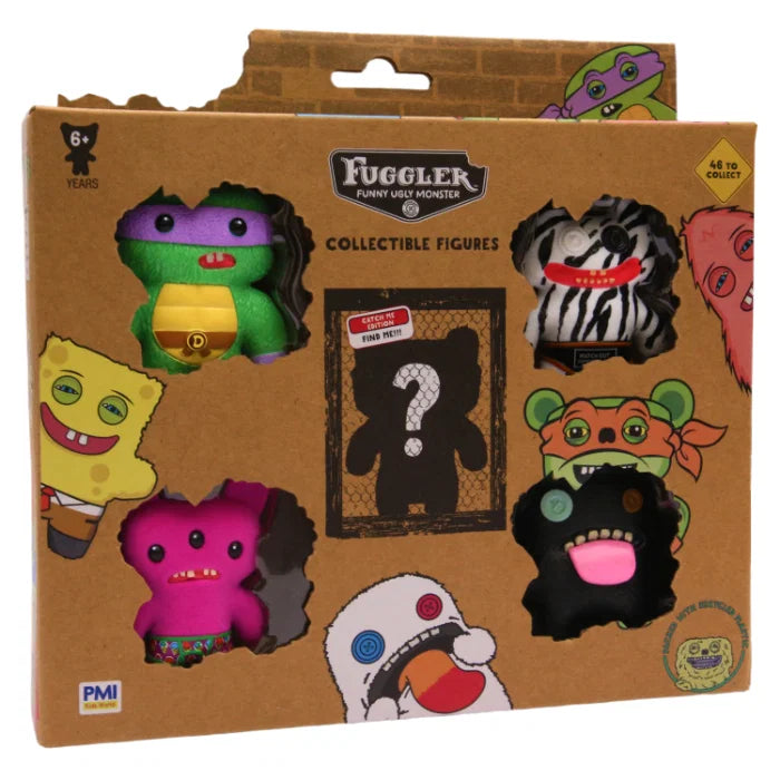 Fuggler x TMNT & SpongeBob Samlefigurer Deluxe 5-pk | PMI
