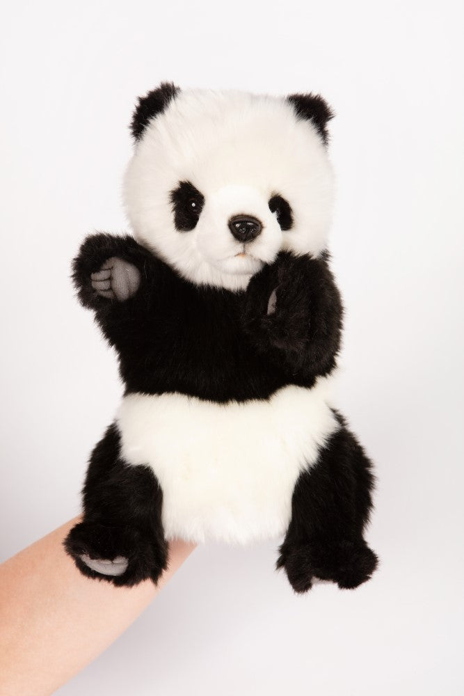 Panda Hånddukke | Hansa Creation | 30cm