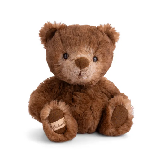 Baby Ranger bjørnebamse 15 cm i brun plysj fra Bukowski Design