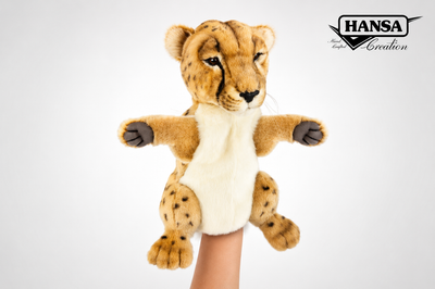 Cheetah Hand Puppet Small | Hansa Creation | 28cm