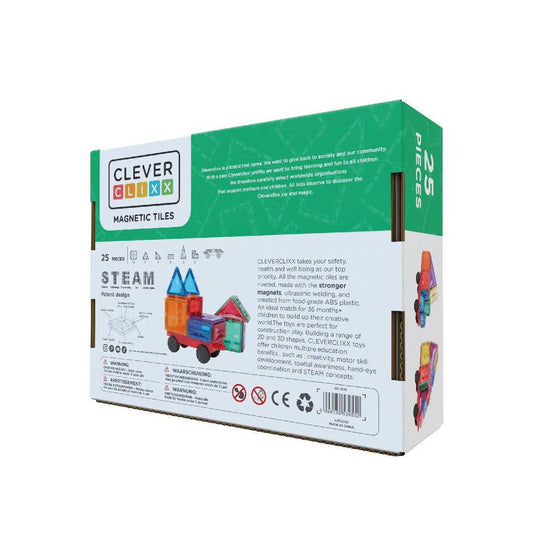 Cleverclixx Wheels Pack Intense – 25 Pieces - Bamsedyra AS