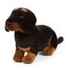 Living Nature Dachshund Hundekosedyr – naturtro gråvhund med lang kropp, korte ben og myk brun pels