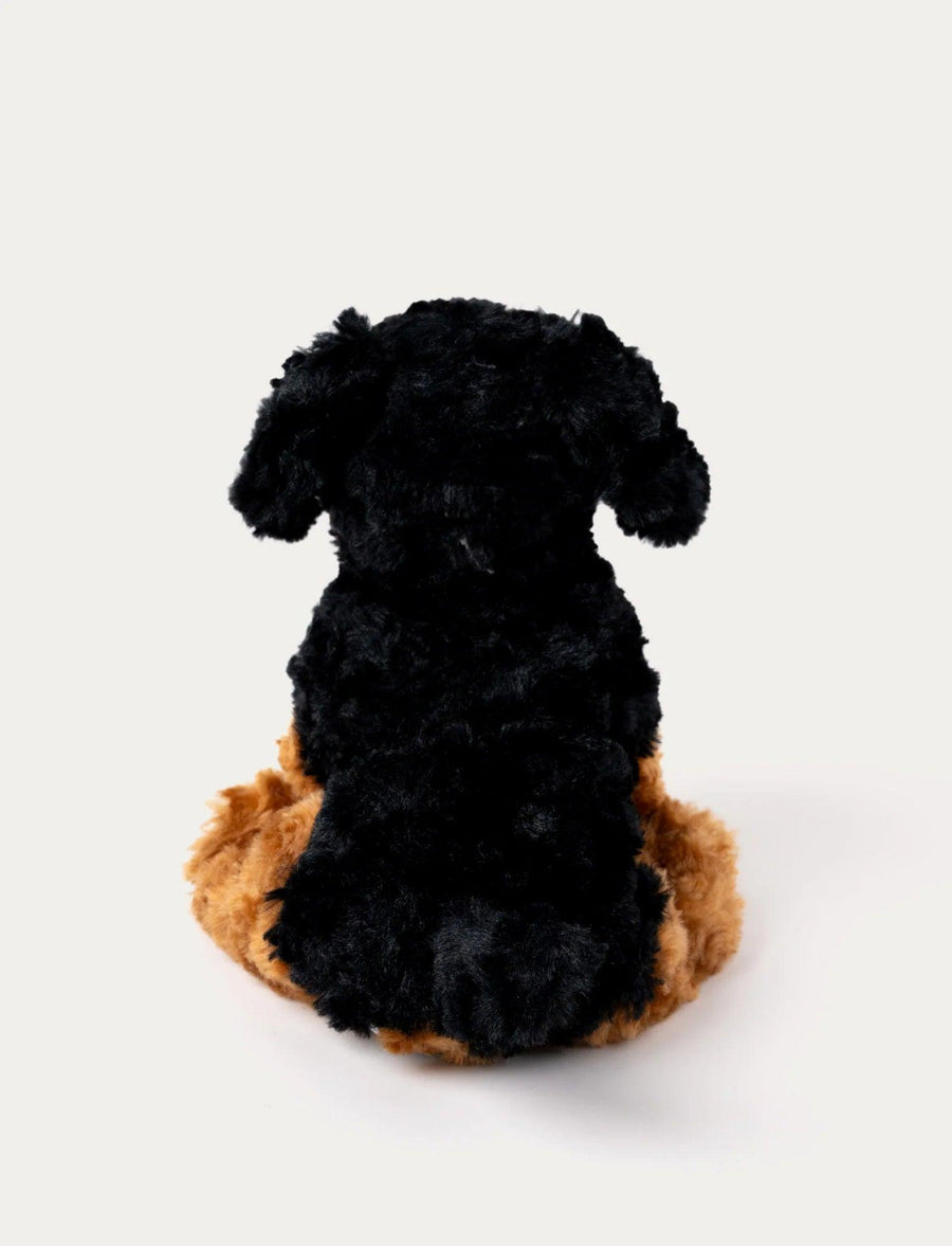Teddykompaniet Teddy Dogs Hund Kosedyr Brun – nærbilde av ansikt med store øyne