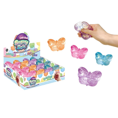 Squishy Butterfly | Malt Sugar | Assortert | 1 stk Detail - Bamsedyra AS