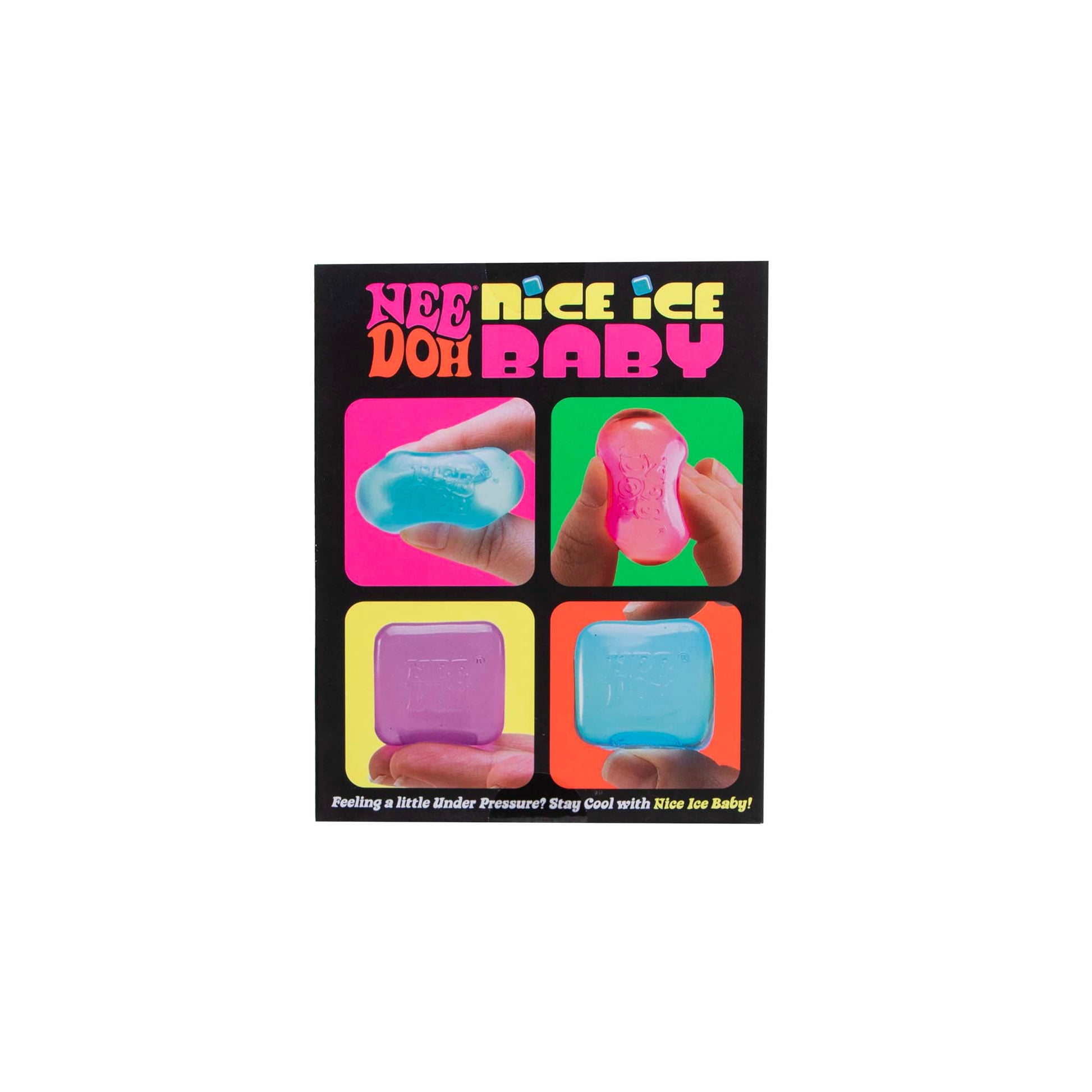 NeeDoh | Teenie Nice Ice Baby 4-Pack | Assortert | Mini Side View - Bamsedyra AS