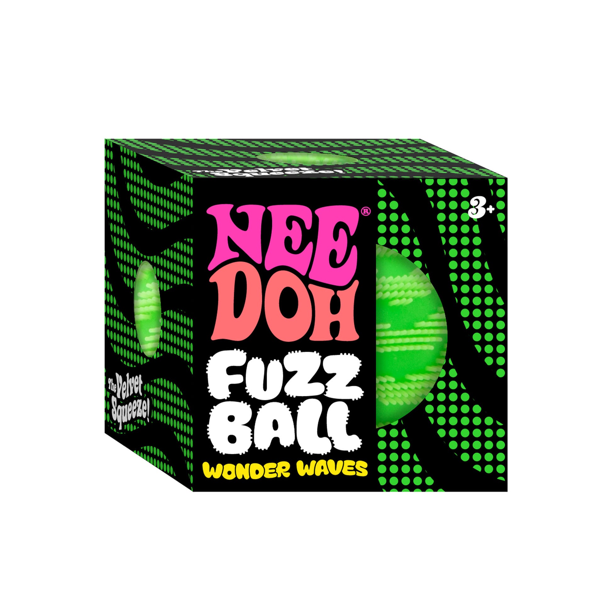 NeeDoh Fuzz Ball Wonder Waves – 5 varianter | Schylling Side View - Bamsedyra AS