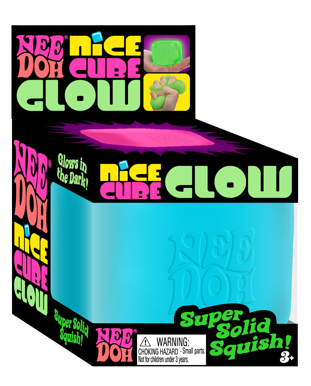 NeeDoh Nice Cube Glow Angle - Bamsedyra AS