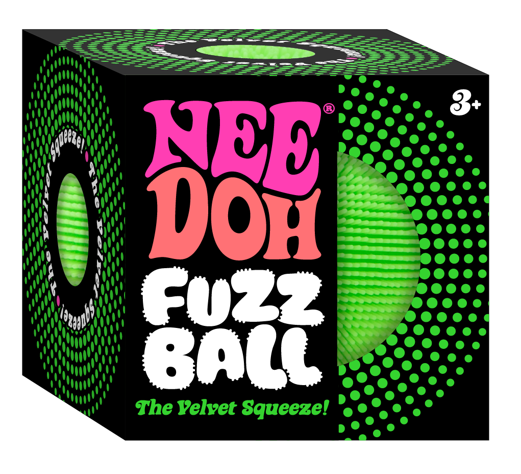 NeeDoh Fuzz Ball Classic – 5 varianter | Schylling Side View - Bamsedyra AS