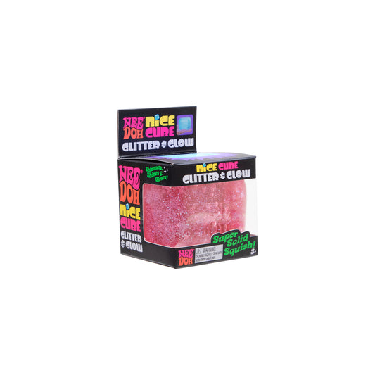NeeDoh Nice Cube Glitter & Glow - Bamsedyra AS