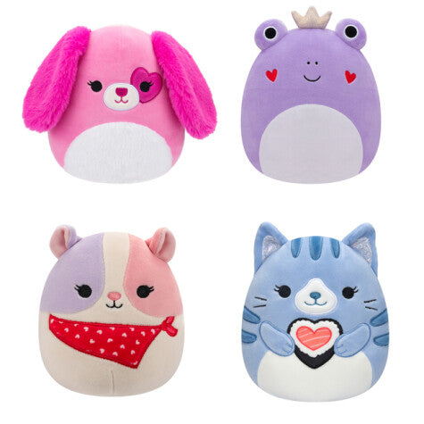 Squishmallows 19cm Heart Collection – Velg variant Side View - Bamsedyra AS