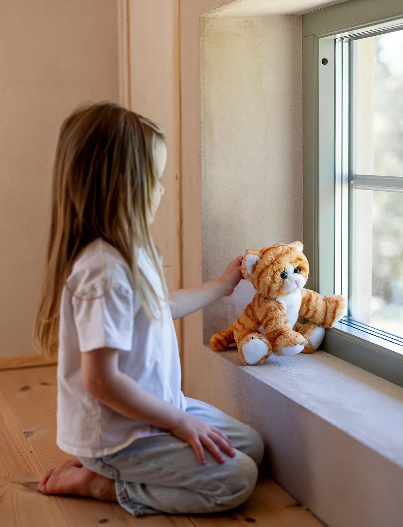 Cat Friends Mimmi katt bamse (orange) | Teddykompaniet Feature - Bamsedyra AS