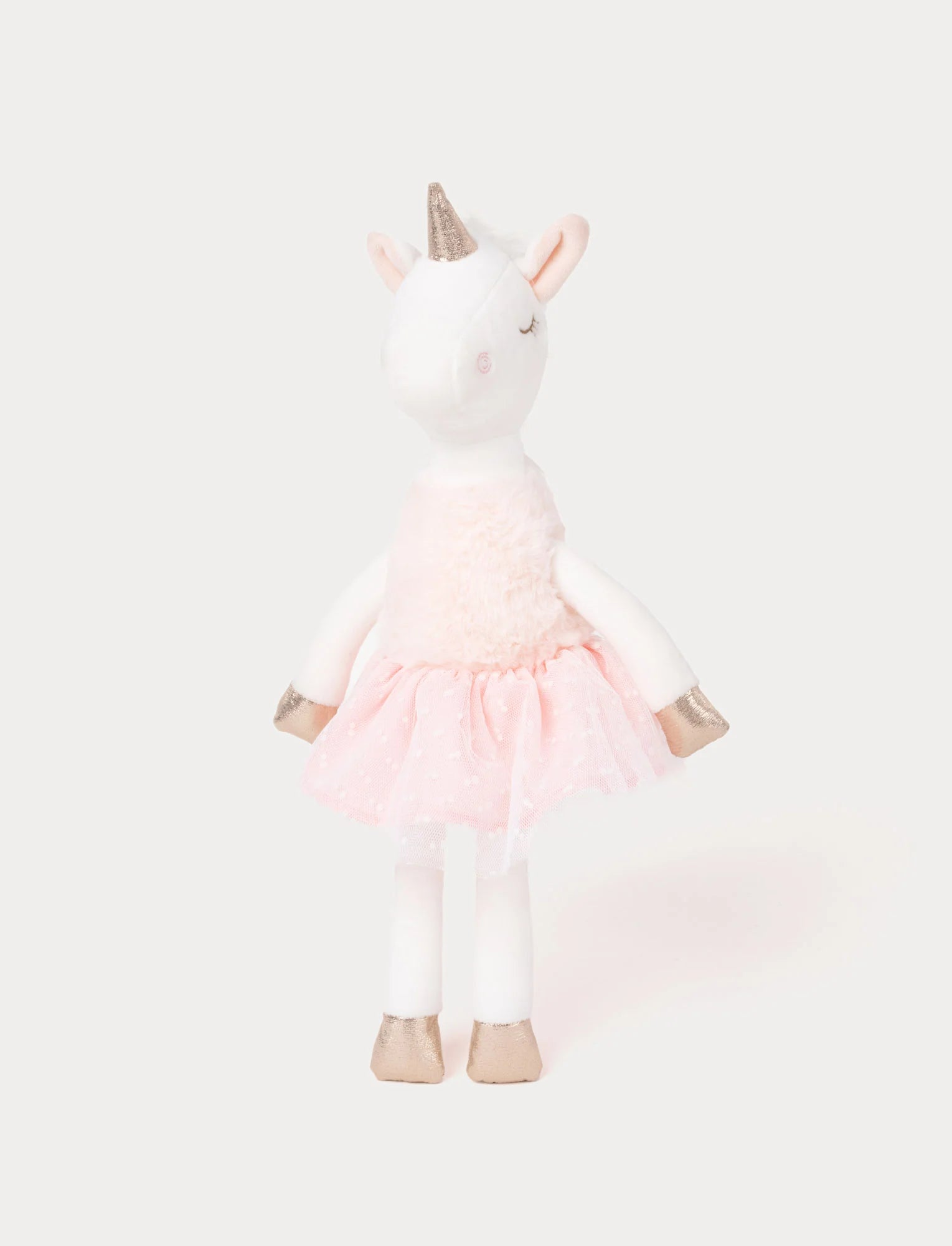 Teddykompaniet | Ballerina Unicorn Ella | Rosa | ca. 40 cm Side View - Bamsedyra AS