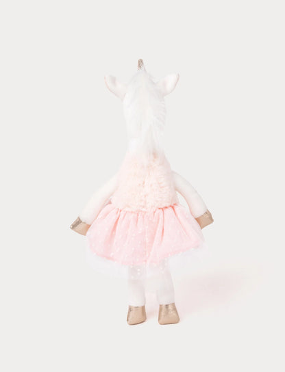 Teddykompaniet | Ballerina Unicorn Ella | Rosa | ca. 40 cm Back View - Bamsedyra AS