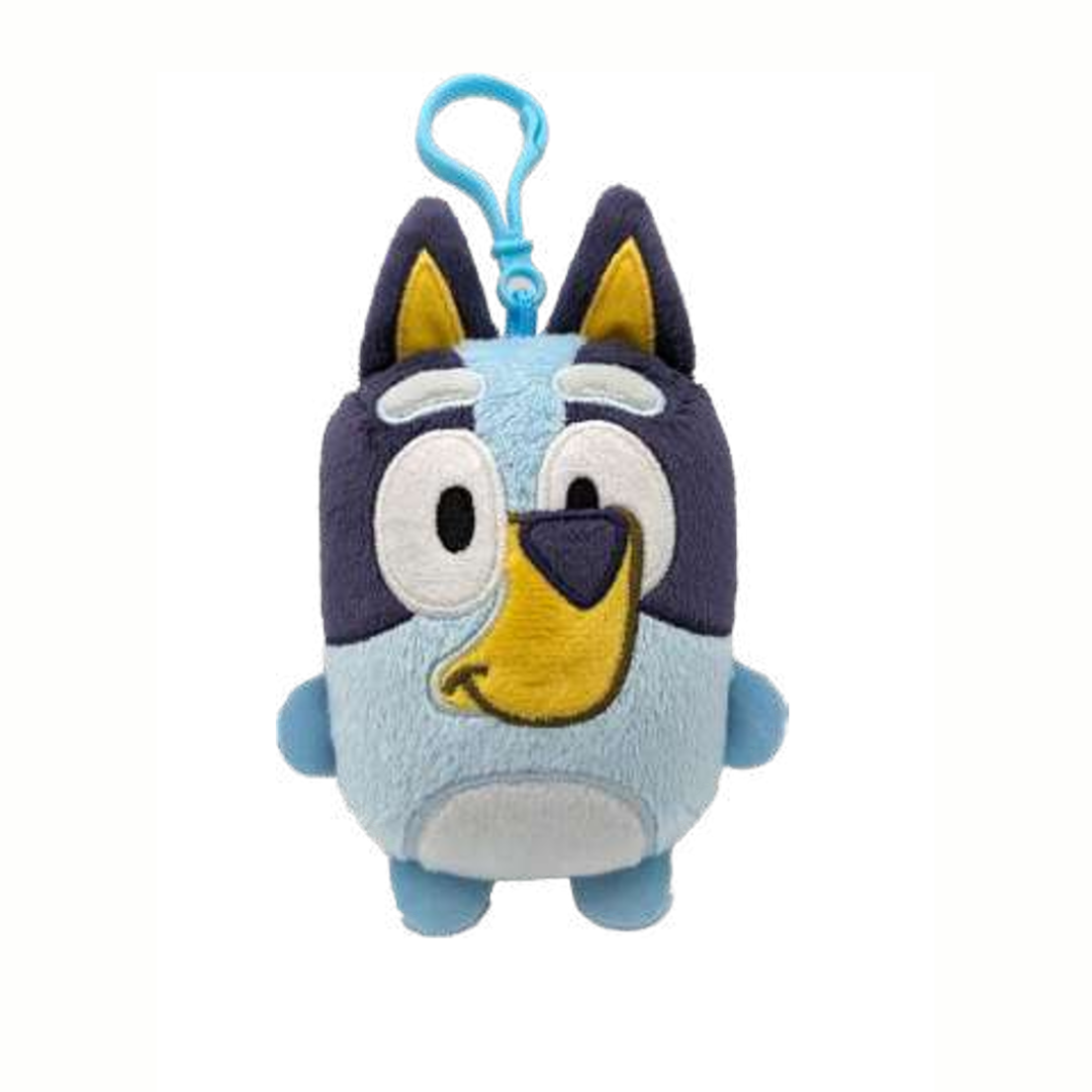 Bluey & Bingo Bag Charms Side View - Bamsedyra AS
