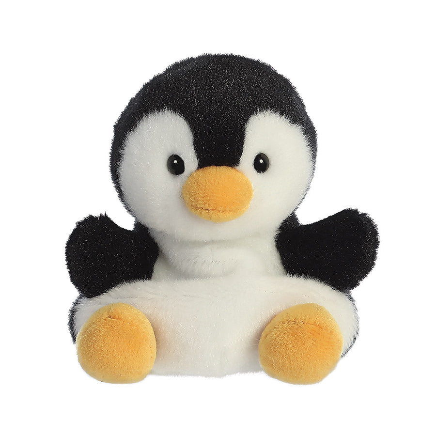 Palm Pals Chilly svart og hvit pingvinbamse fra Aurora, 13 cm