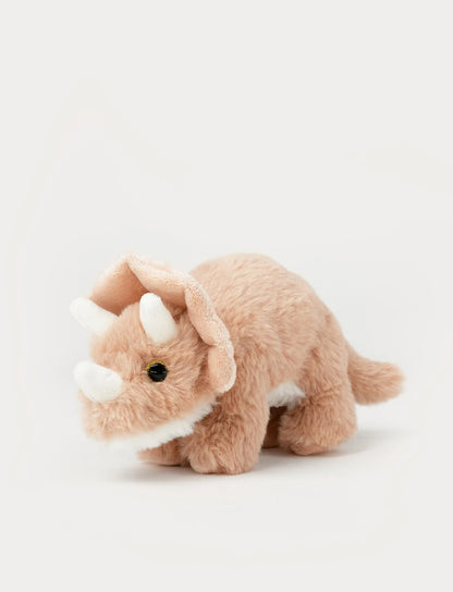 Triceratops 27 cm – beige | Teddykompaniet Detail - Bamsedyra AS