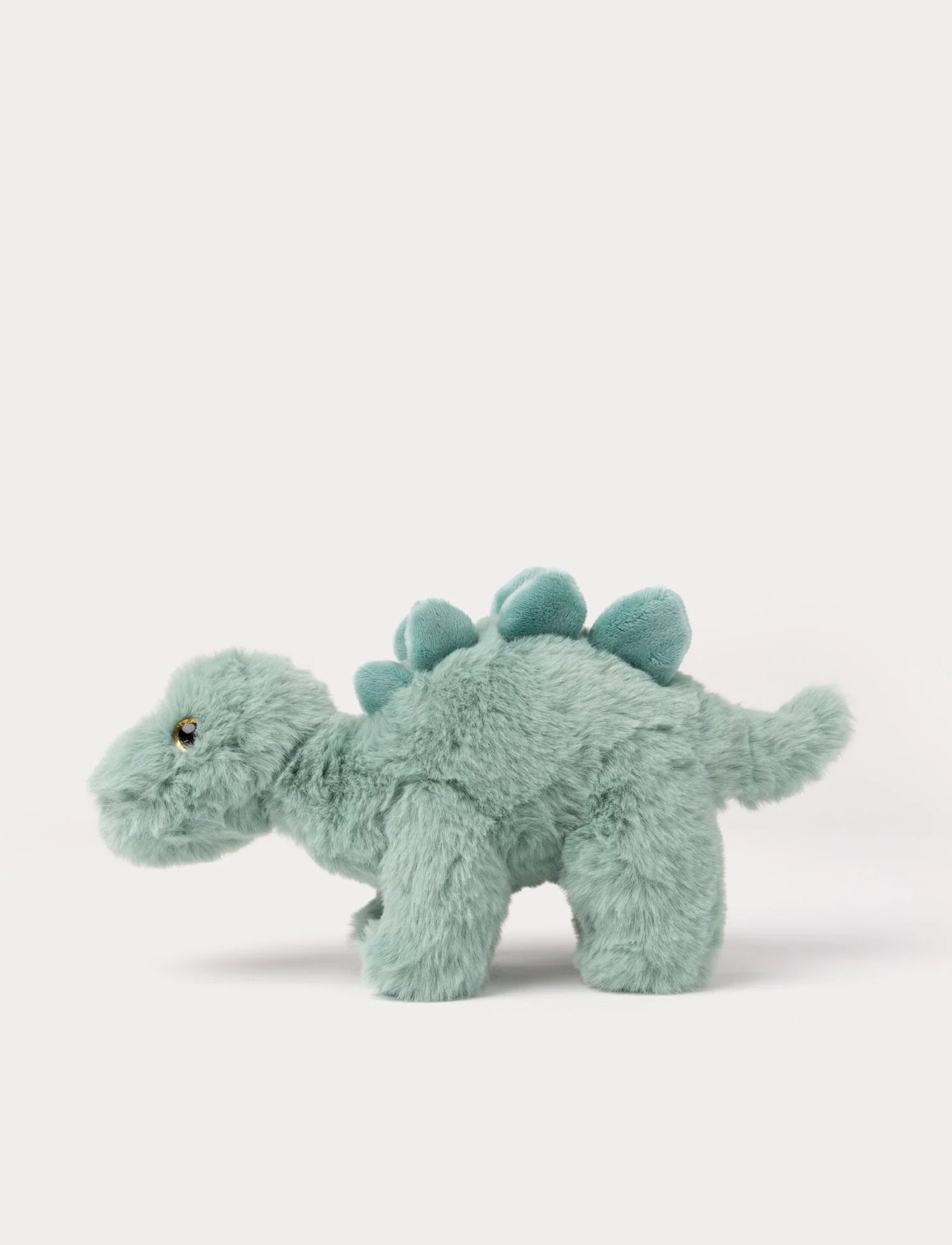 Stegosaurus bamse 27 cm – grønn | Teddykompaniet Side View - Bamsedyra AS