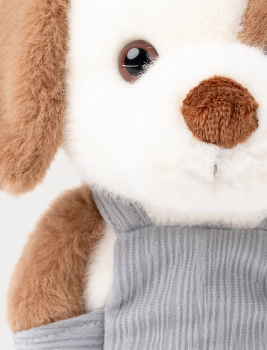 Teddykompaniet | Hund med snekkerbukse | 22 cm - Bamsedyra AS