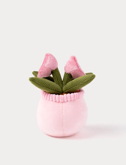 Teddy Flowers 15 cm – plysjblomster i potte (3 varianter) Feature - Bamsedyra AS