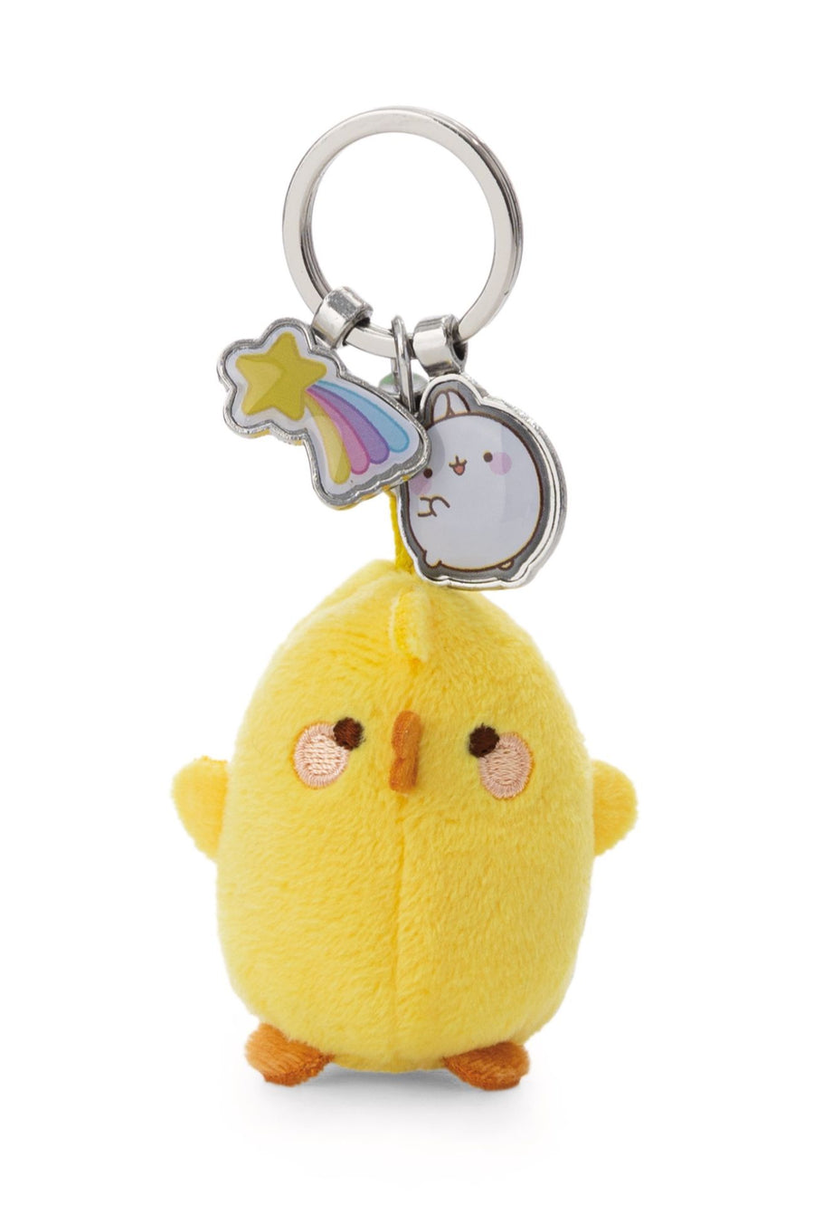 Kylling Nøkkelring Piu Piu med Charms – NICI Molang – 6 cm