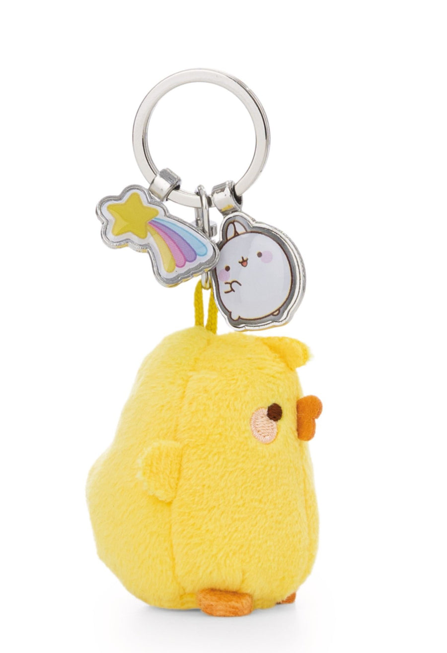 Kylling Nøkkelring Piu Piu med Charms – NICI Molang – 6 cm – bilde 2