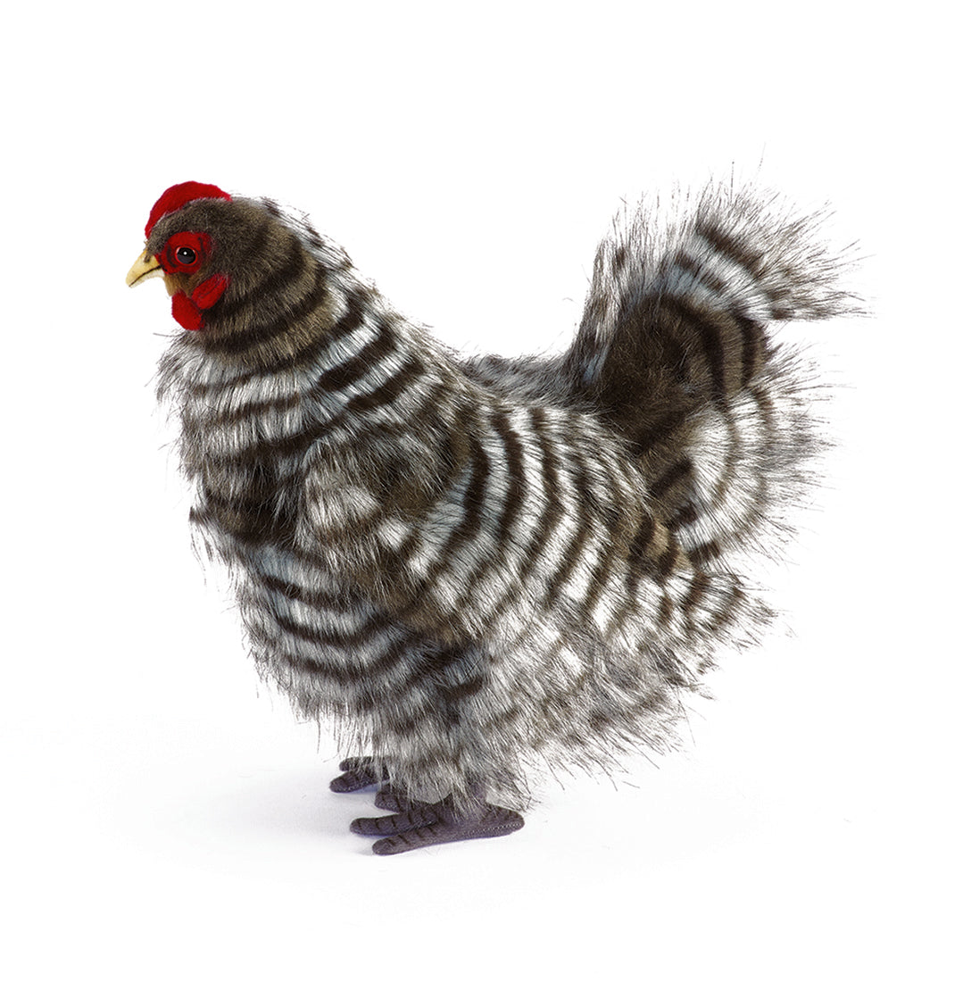 Hansa Creation | Japanese Chicken | Brun/Rød | ca. 30 cm Side View - Bamsedyra AS