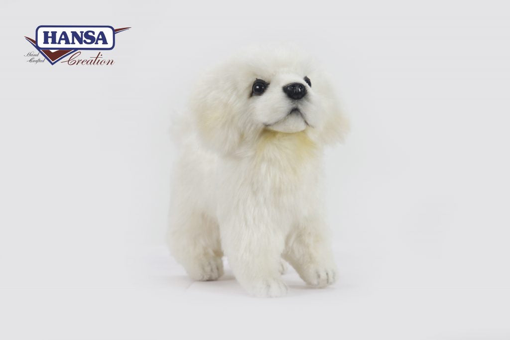 Maremma hundevalp kosedyr 17 cm stående | Hansa Creation - Bamsedyra AS
