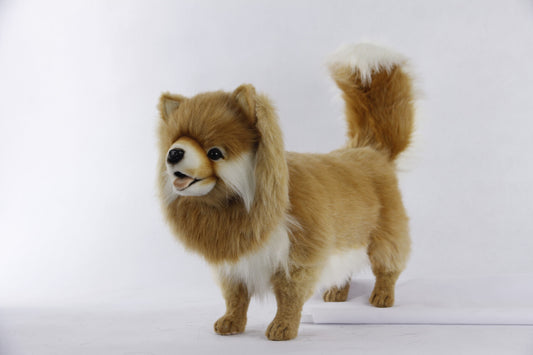 Pomeranian Dog Standing 65 cm | Hansa Creation - Bamsedyra AS