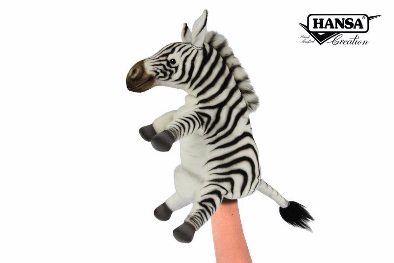 Sebra Hånddukke | Hansa Creation | 29cm