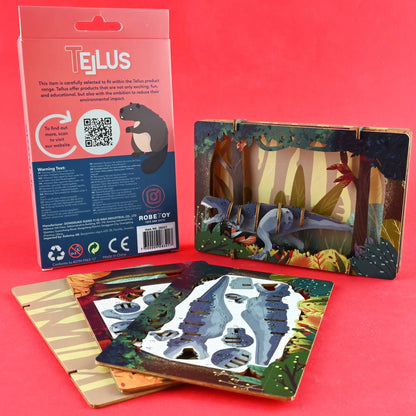 3D dyr & dinosaur puslespill – Eugy-alternativ | Velg variant Side View - Bamsedyra AS