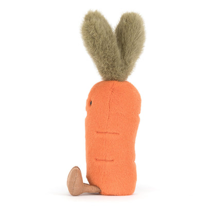 Jellycat | Amuseables Carrot | Oransje | ca. 34 cm Side View - Bamsedyra AS