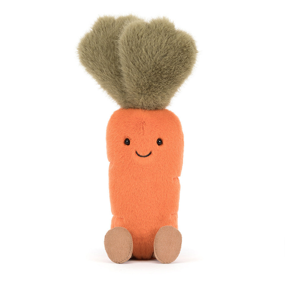 Jellycat | Amuseables Carrot | Oransje | ca. 34 cm Back View - Bamsedyra AS