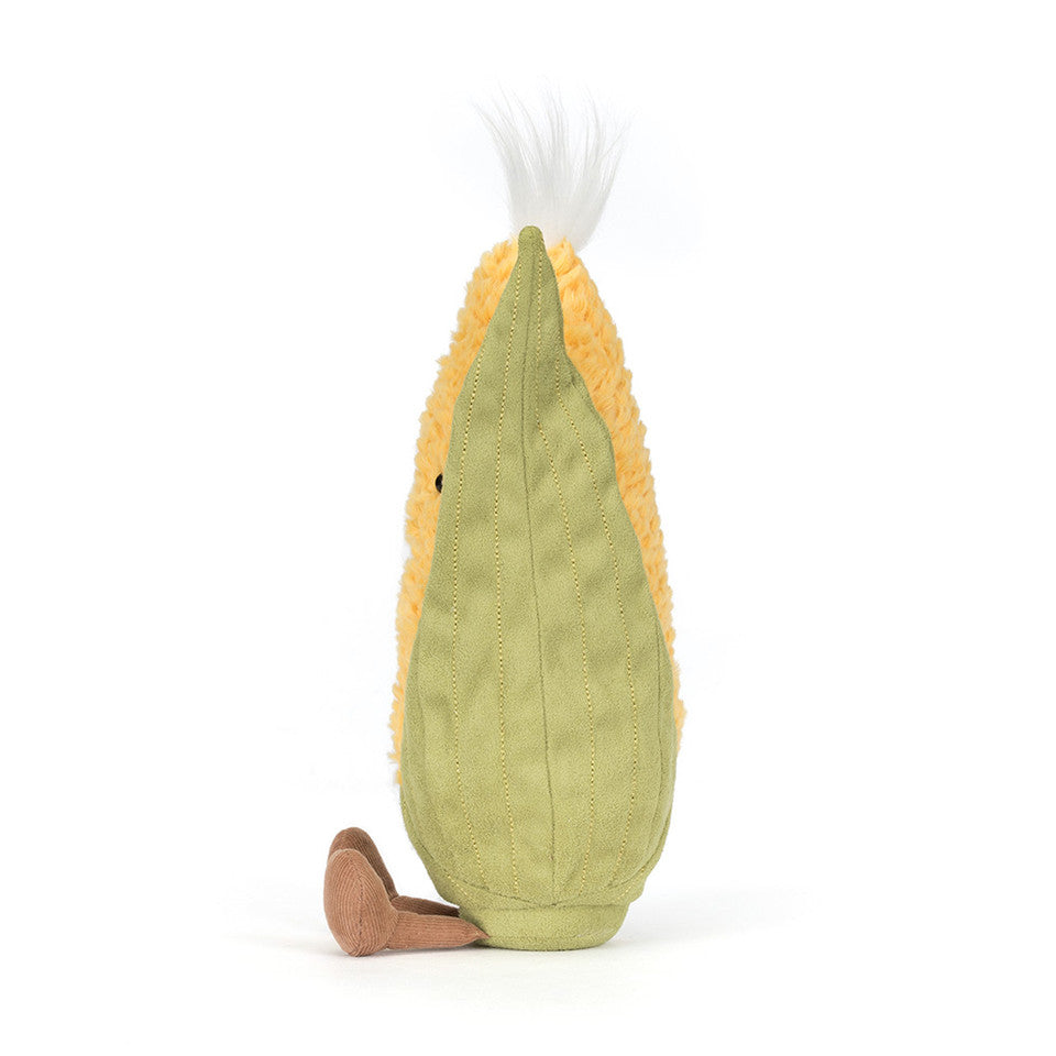 Jellycat | Amuseables Sweetcorn | Gul/Grønn | Medium Detail - Bamsedyra AS