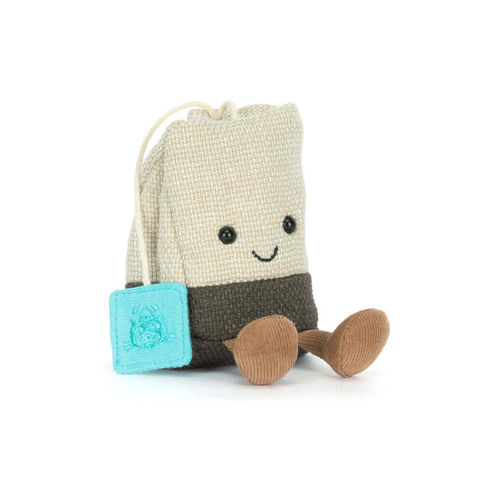 Jellycat | Amuseables Steepy Tea Bag | Beige | ca. 19 cm - Bamsedyra AS