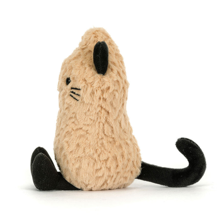 Jellycat Amuseables Peanut ‘Cat’ Outfit – nærbilde av detaljer