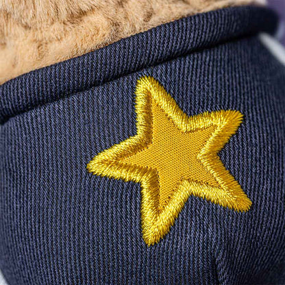 Jellycat | Amuseables Peanut Star Student Outfit | Brun | ca. 15 cm Side View - Bamsedyra AS
