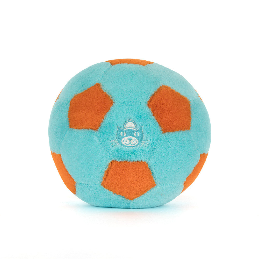 Jellycat | Amuseables Football | Blue and Orange | 27 cm
