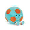 Jellycat | Amuseables Football | Blue and Orange | 27 cm