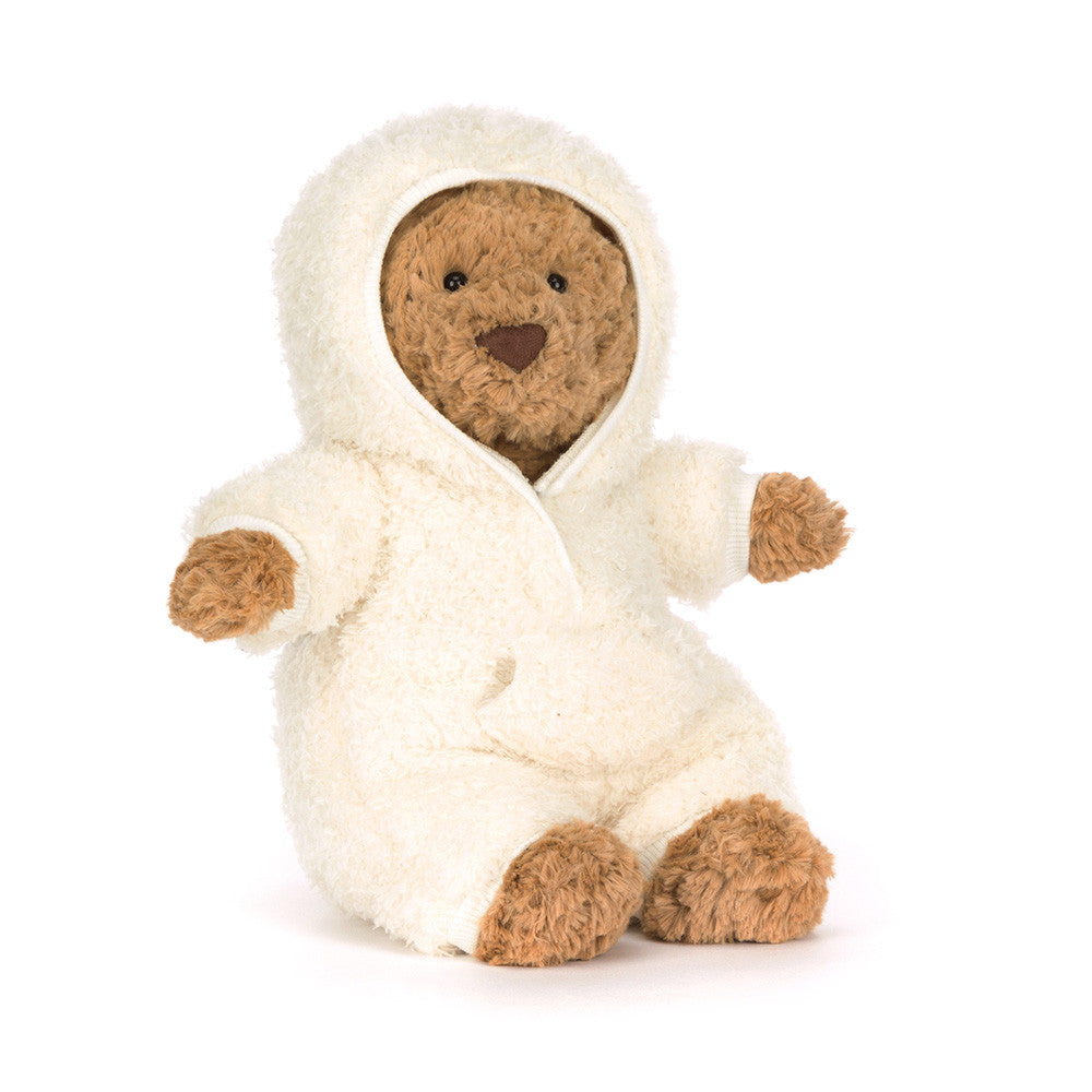Jellycat | Bartholomew Bear All-in-One Outfit | Beige/Krem | Medium Feature - Bamsedyra AS