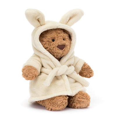 Jellycat | Bartholomew Bear Bathrobe | 26cm Feature - Bamsedyra AS