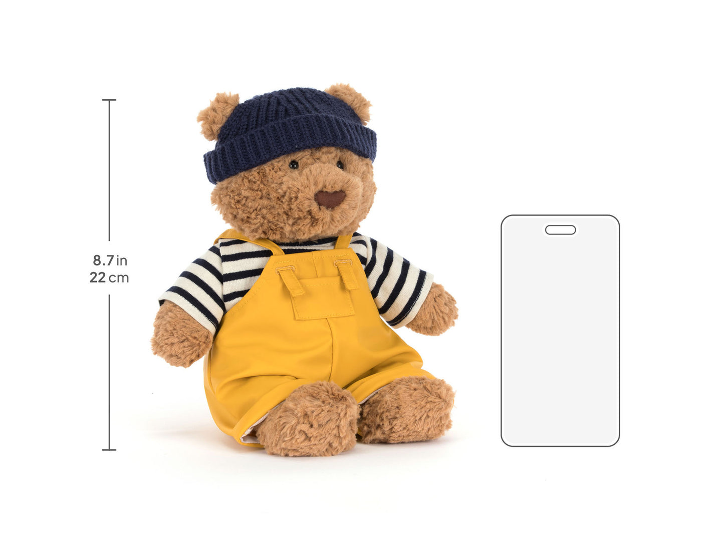 Jellycat | Bartholomew Bear Seafarer Outfit | Beige | 22 cm