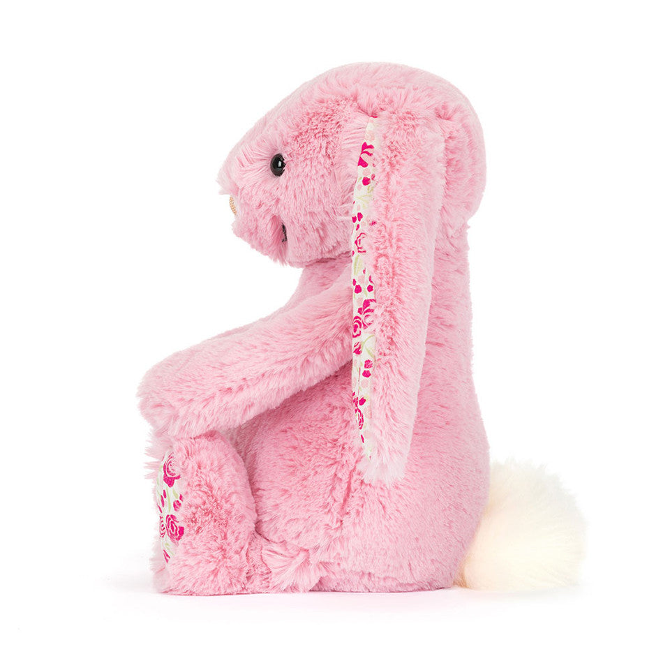 Jellycat | Blushkin Blossom Luxe Bunny Original | Rosa | ca. 31 cm Detail - Bamsedyra AS